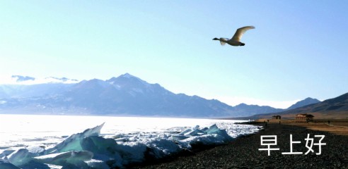 赛里木湖拍蓝冰
